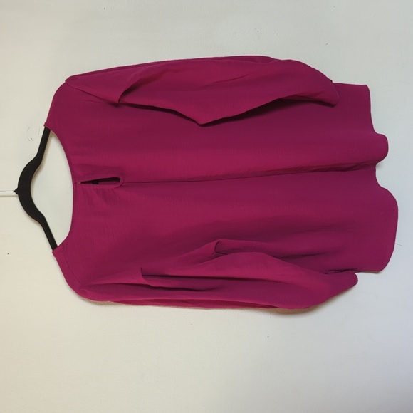 3 for $20 Bundle Sale! Acting Pro Hot Pink Tunic with Keyhole Women's Size XL - Picture 3 of 3